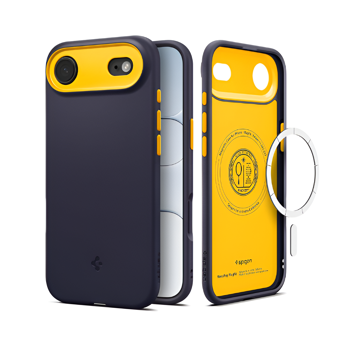 Spigen Nano Pop MagFit Case iPhone 17/Pro/Pro Max (2025) – MagSafe – Navy Mobile Arcade Ltd