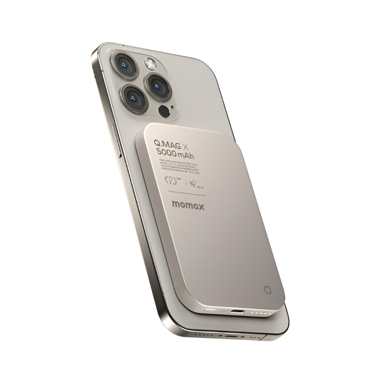 MOMAX 5000mAh Magnetic Power Bank – MagSafe, 20W Fast Charge, USB-C – iPhone Mobile Arcade Ltd