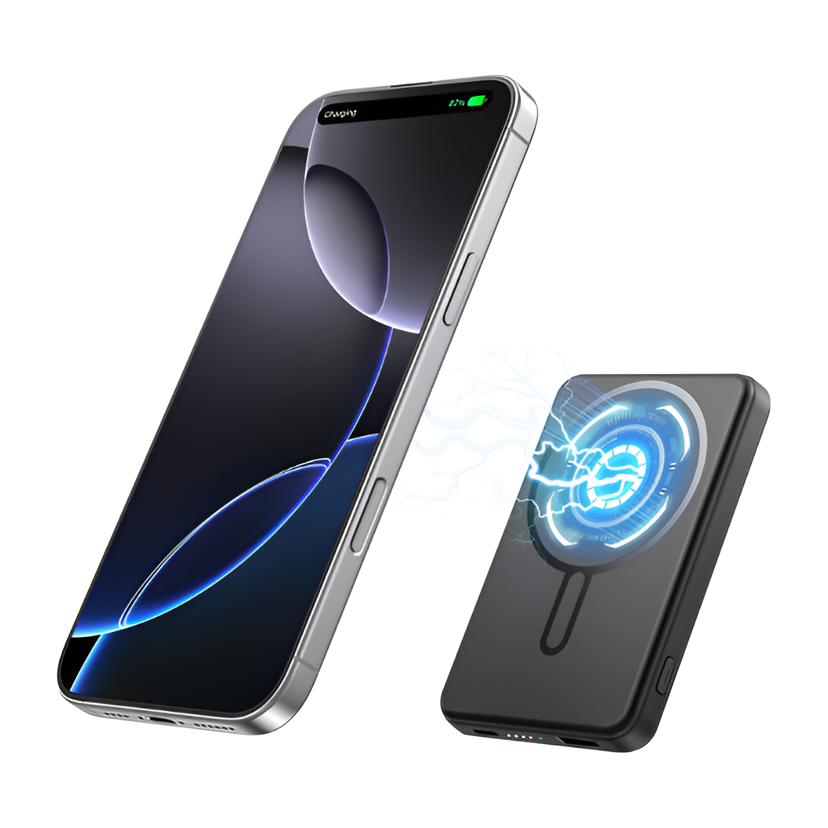 12000mAh MagSafe Power Bank – 22.5W PD20W Fast Charging USB-C Wireless Charger