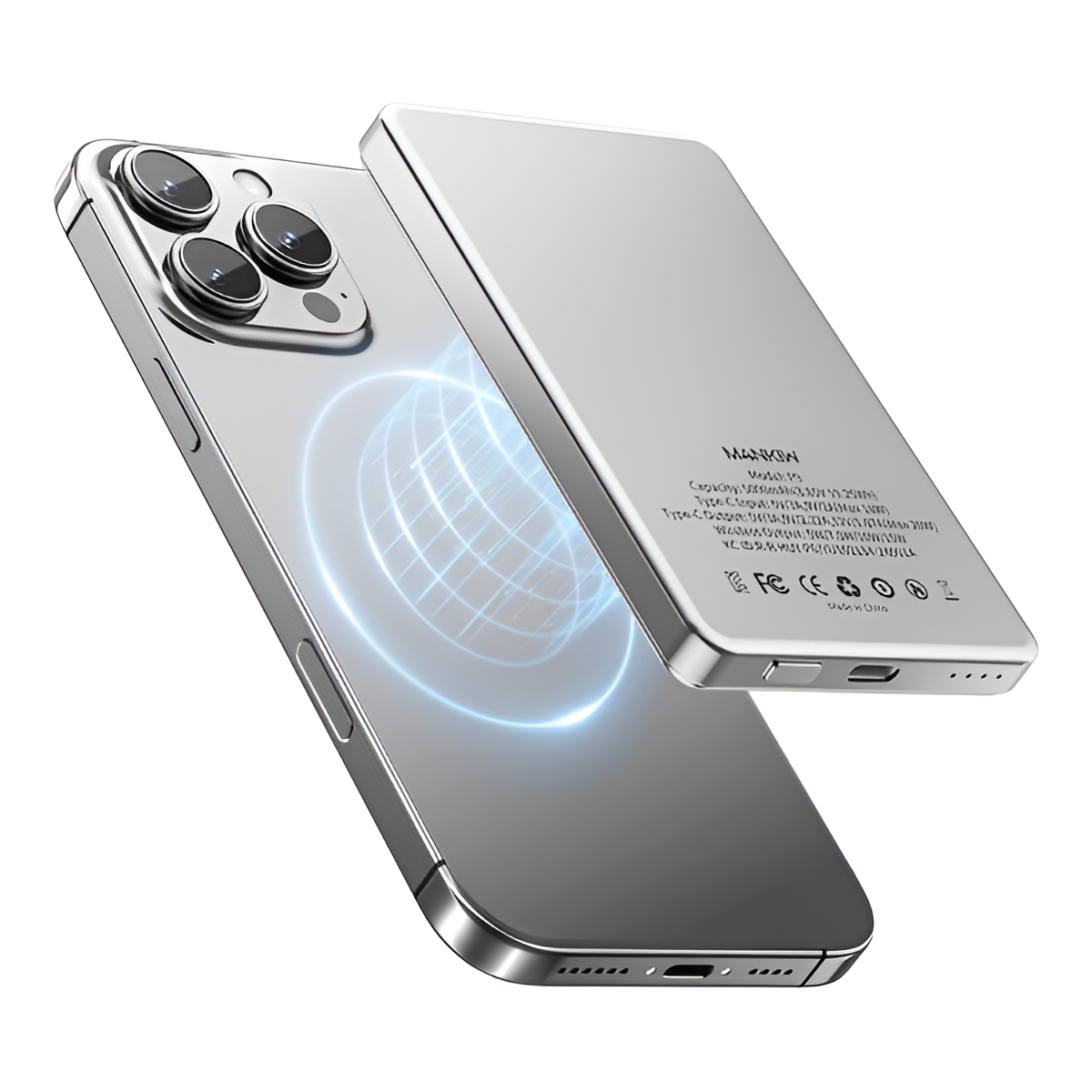 MANKIW 5000mAh MagSafe Power Bank – 20W Slim Wireless USB-C Charger for iPhone Mobile Arcade Ltd