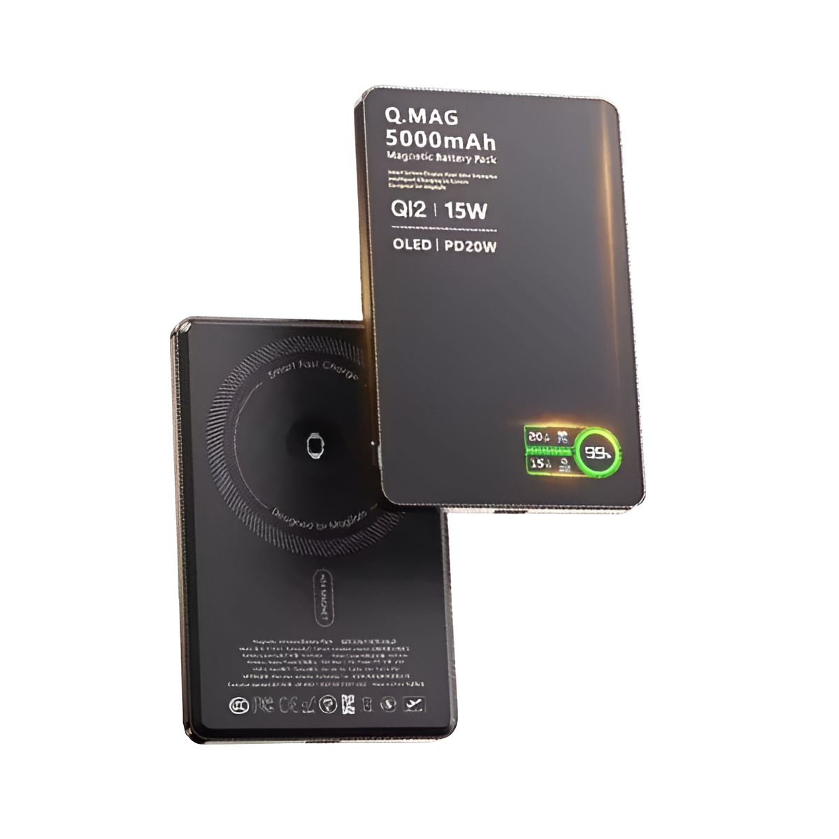 3-in-1 Magnetic Power Bank | 15W Wireless Fast Charger for iPhone, Watch, AirPods Mobile Arcade Ltd