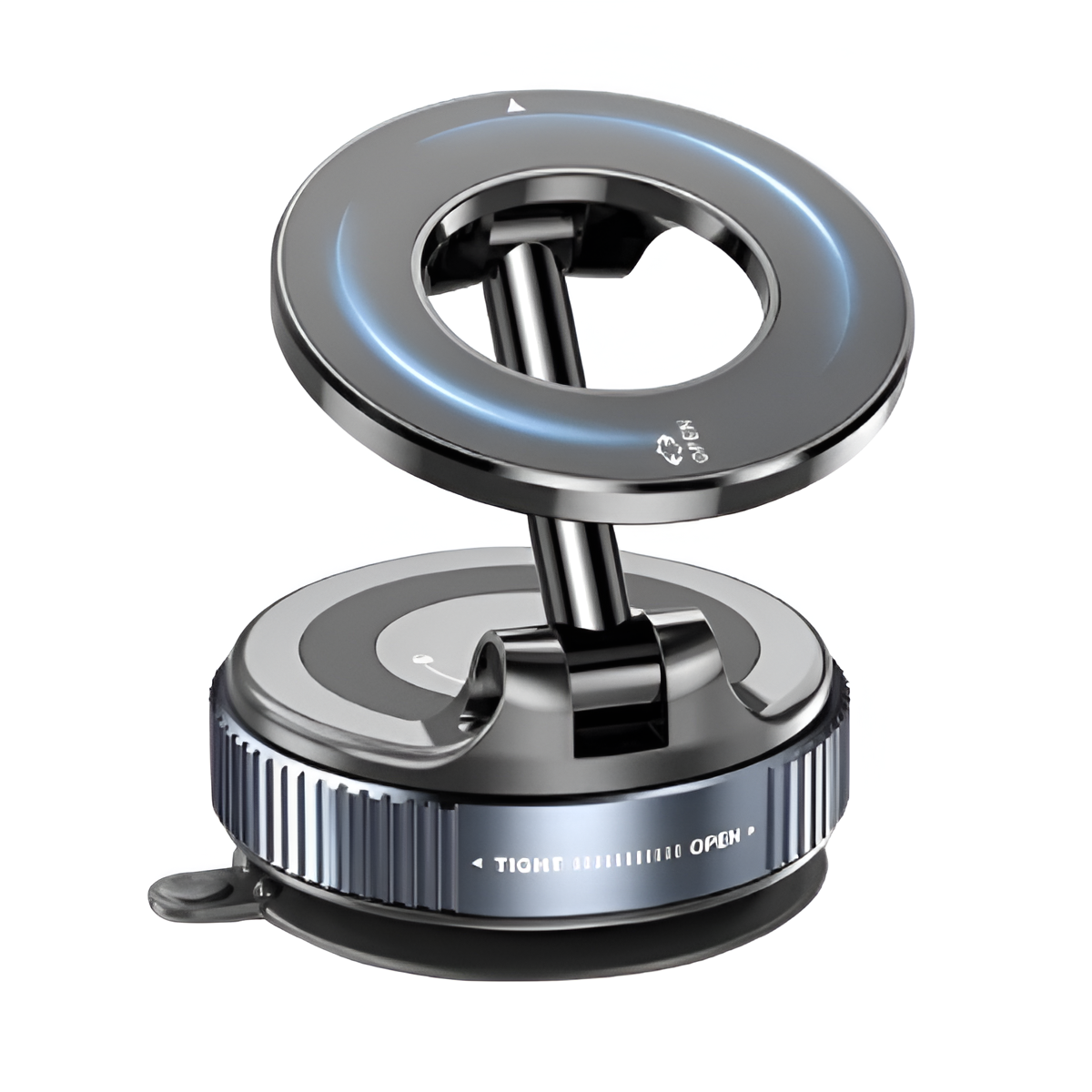 360° Vacuum Magnetic Car Phone Holder for MagSafe – Adjustable & Retractable