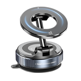 360° Vacuum Magnetic Car Phone Holder for MagSafe – Adjustable & Retractable