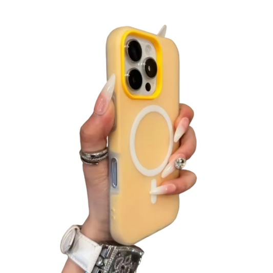 Luxury Candy Colour 2-in-1 MagSafe Case | Clear Matte Cover for iPhone 12–17 Mobile Arcade Ltd