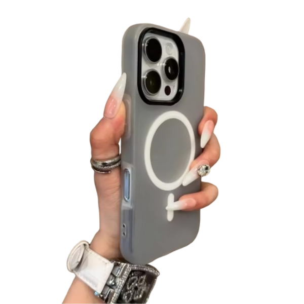 Luxury Candy Colour 2-in-1 MagSafe Case | Clear Matte Cover for iPhone 12–17