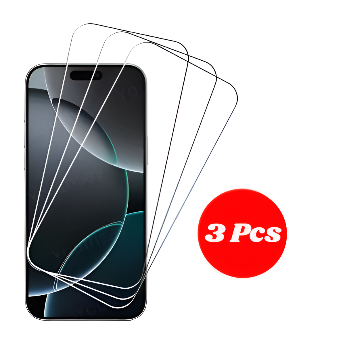 Full Clear Tempered Glass Screen Protector for iPhone 17/16 Pro Max Series Mobile Arcade Ltd