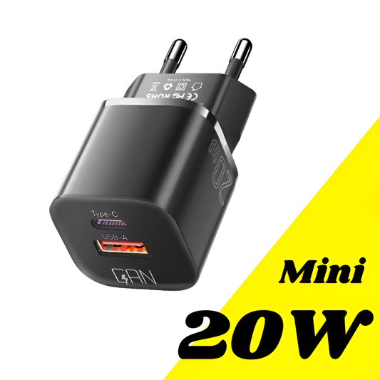 Essager 20W GaN USB-C Fast Charger PD QC 3.0 Adapter for iPhone & Android