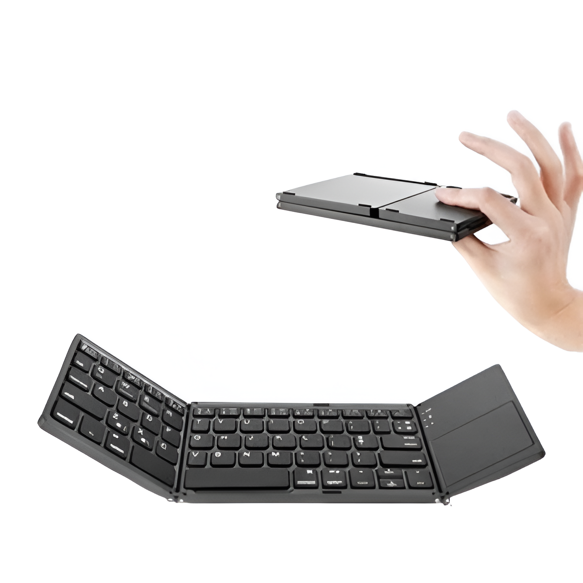 Folding Bluetooth Keyboard – Wireless Portable Keyboard for Travel & Office Mobile Arcade Ltd