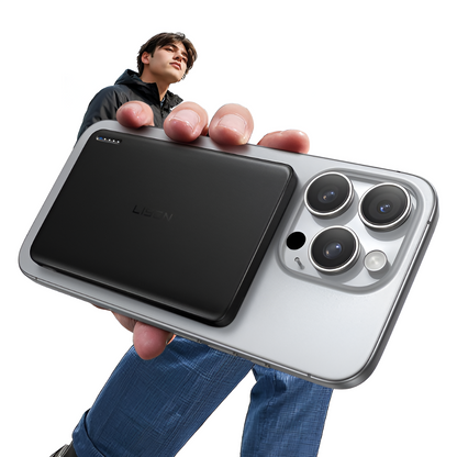 LISEN MagSafe Slim 5000mAh Mini Power Bank Charger for iPhone 17 Series