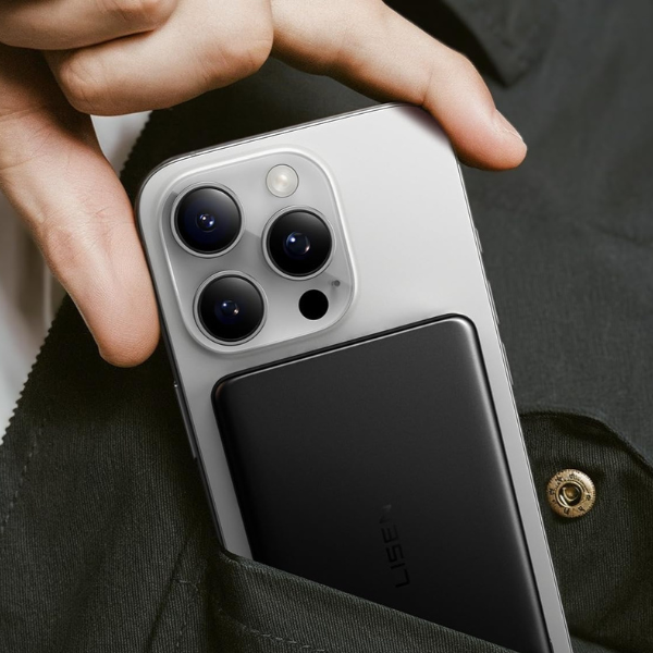 LISEN MagSafe Slim 5000mAh Mini Power Bank Charger for iPhone 17 Series Mobile Arcade Ltd