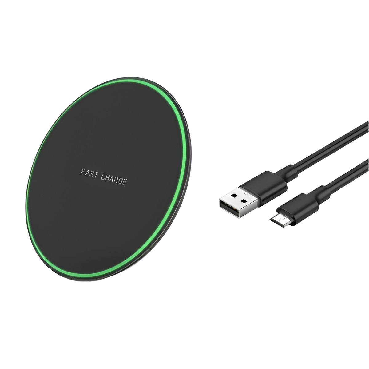 Ultra-thin Round Wireless Charger for Phones – Fast Desktop Charging Pad Mobile Arcade Ltd