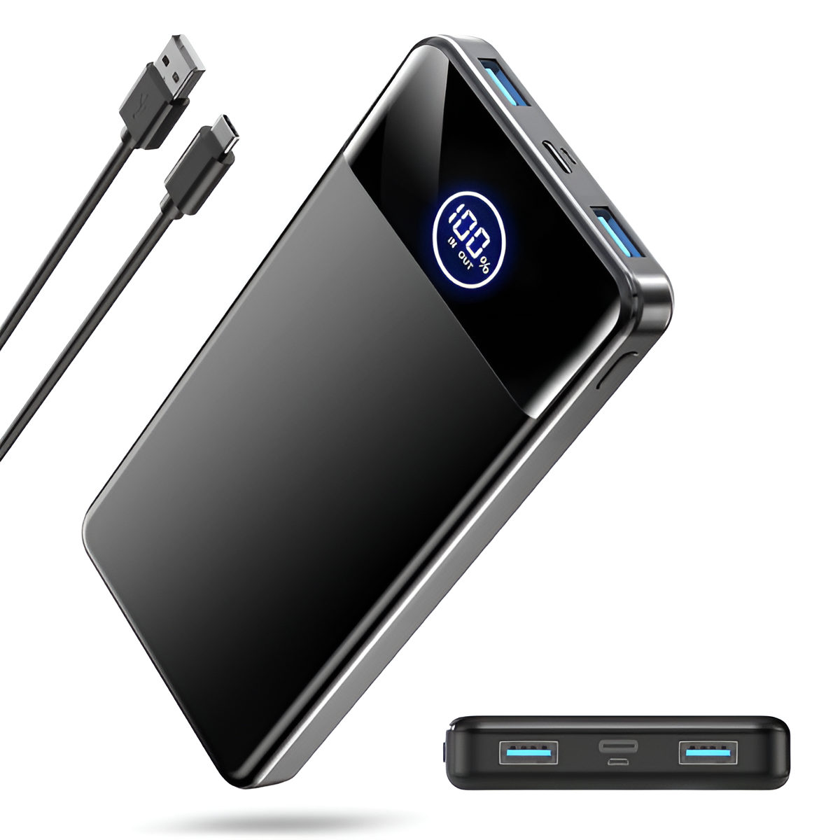 26800mAh Fast Charging Power Bank, 22.5W USB-C PD/QC Portable Charger UK