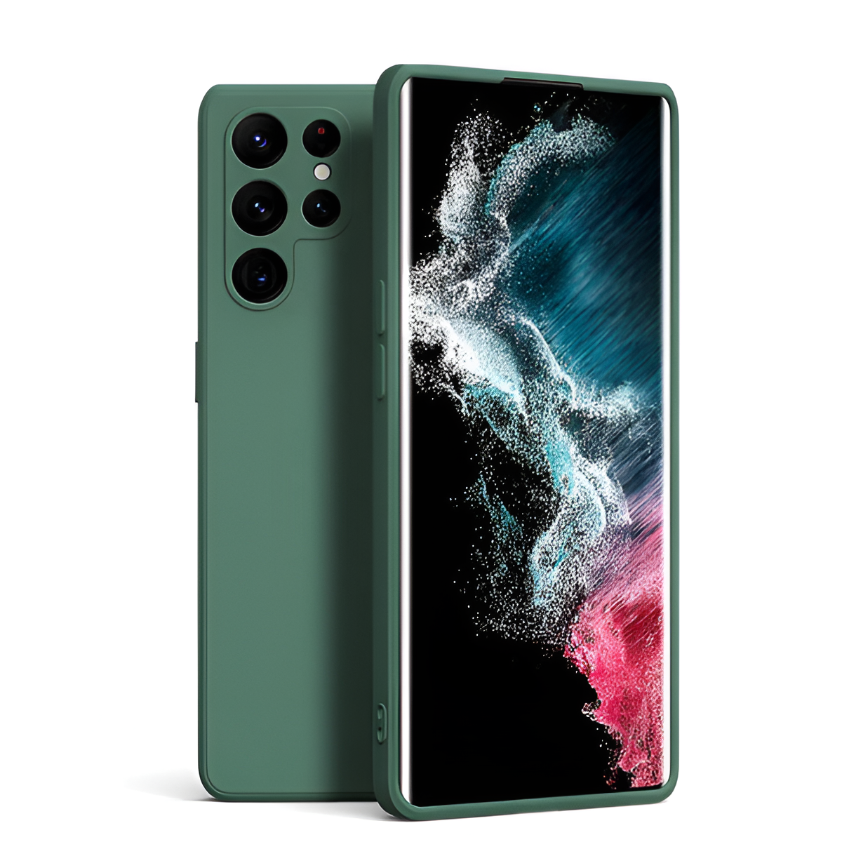 Stylish Silicone Phone Case with Back Cover – Soft, Slim & Protective Design Mobile Arcade Ltd