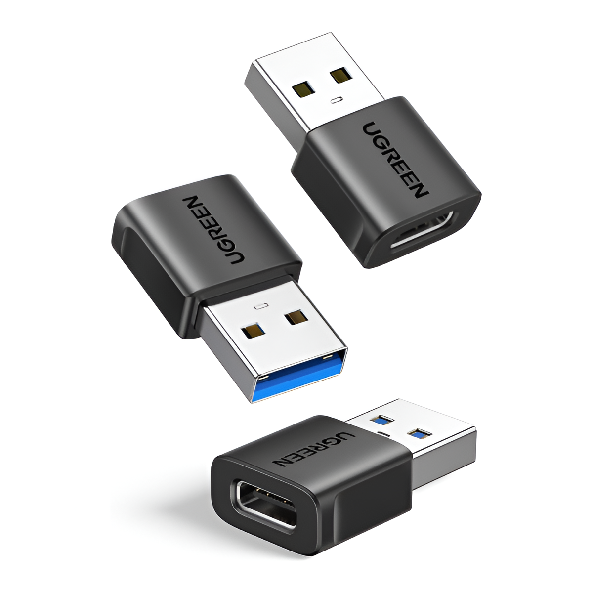 UGREEN USB-C to USB 3.0 Adapter, 3-Pack 10Gbps Fast Charger for iPhone & More