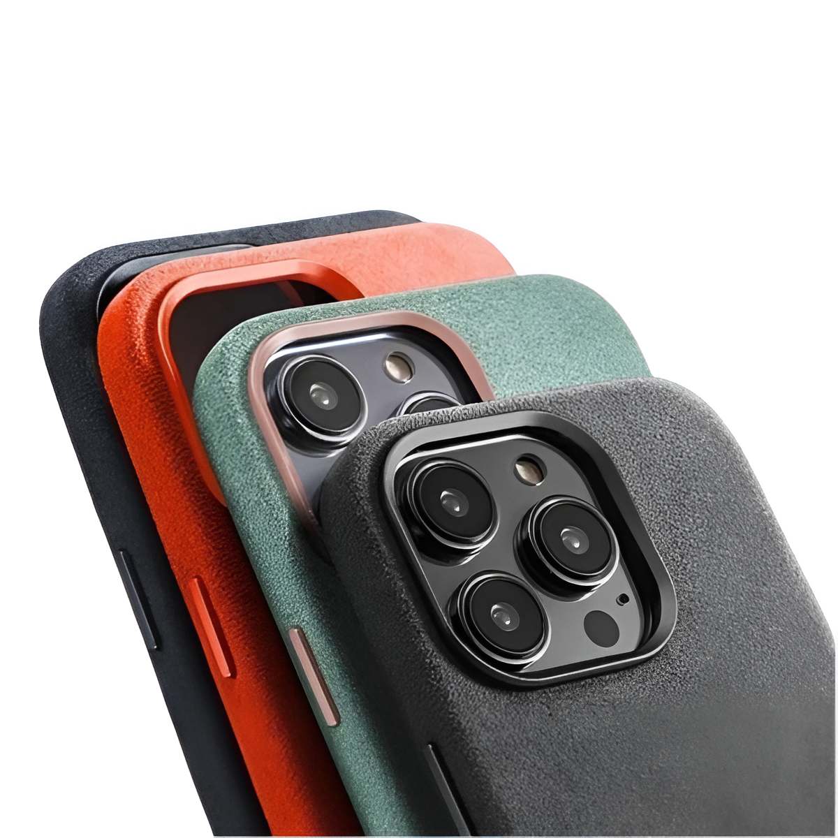 Alcantara Suede Magnetic Phone Case – All-Inclusive Cover for Men & Women