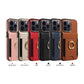 iPhone Leather Case with Card Holder – Stand Function, Anti-Fall, 6 Colours