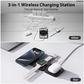 3-in-1 Magnetic Wireless Charger Foldable for iPhone, Watch & AirPods Mobile Arcade Ltd