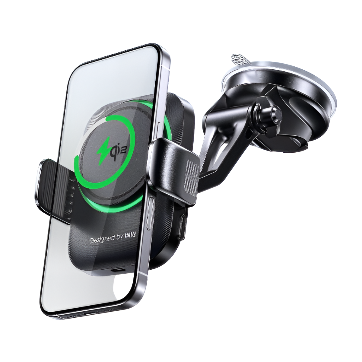 INIU Wireless Car Charger – Qi2 15W MagSafe Mount for iPhone 17–12, Air Vent/Dash