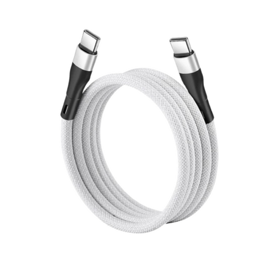Magnetic USB Data Cable – Type-C & Lightning, 29W–100W Fast Charge, 0.5–2m