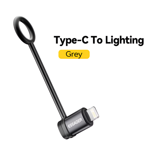 Essager Lightning to USB-C Adapter 3A Fast Charger for iPhone & iPad