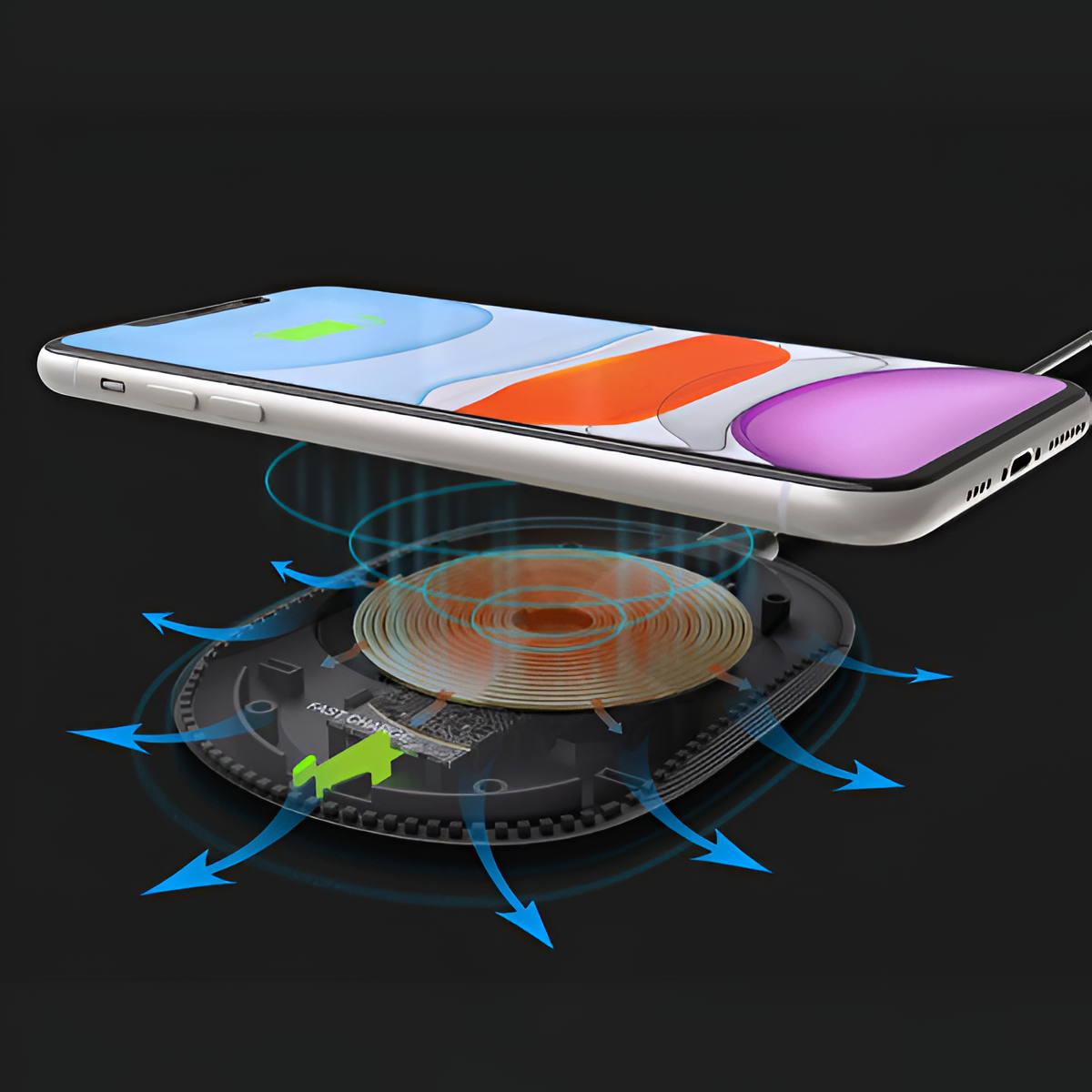 Apple 12 Huawei Super-Fast Wireless Charger with Quick Charging Support Mobile Arcade Ltd