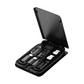 9-in-1 Essential Travel Charging and Data Sync Cable Box, Black NEW