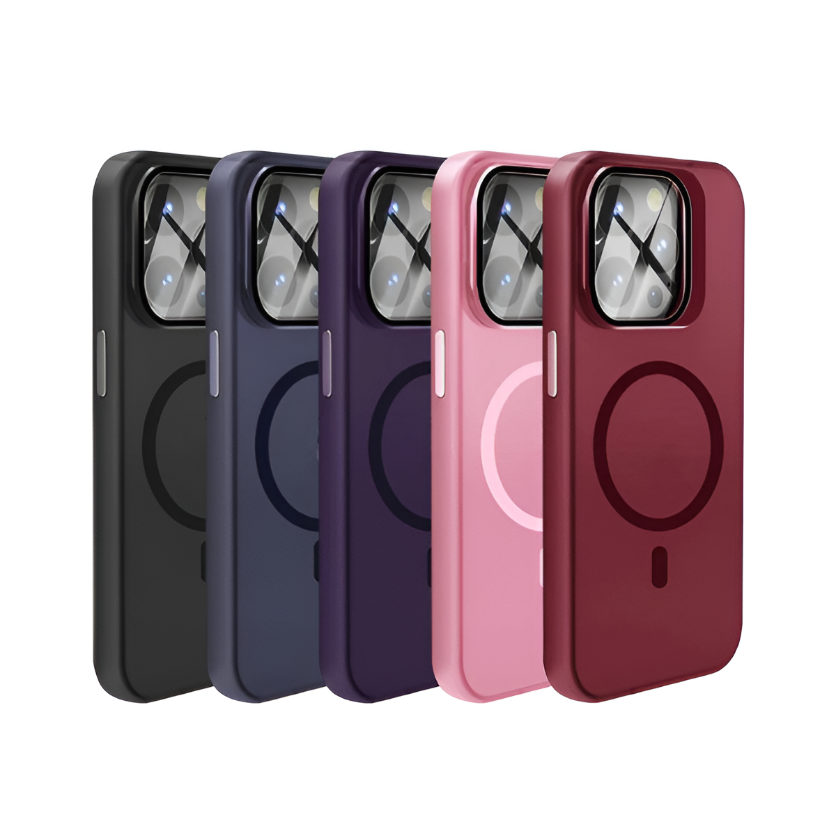 Lens Bracket Magnetic Drop-Resistant Phone Case for iPhone & Android Models
