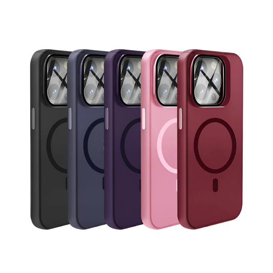 Lens Bracket Magnetic Drop-Resistant Phone Case for iPhone & Android Models