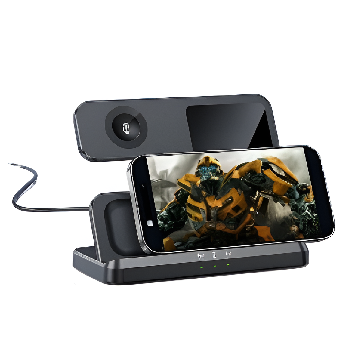 JARGOU 3-in-1 Wireless Charging Station for iPhone, Apple Watch & AirPods Mobile Arcade Ltd