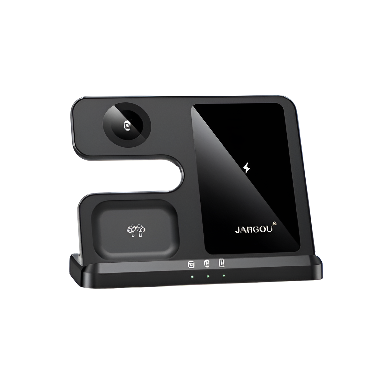 JARGOU 3-in-1 Wireless Charging Station for iPhone, Apple Watch & AirPods Mobile Arcade Ltd