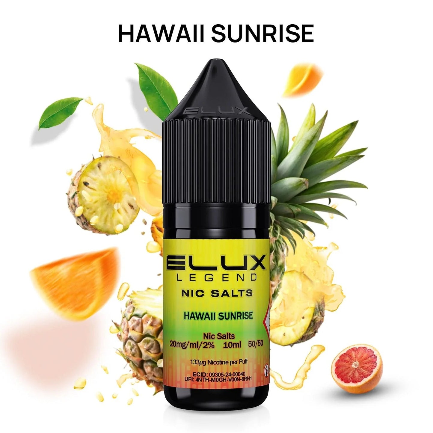 Elux Hawaii Sunrise 20mg Nic Salt E-Liquid Mobile Arcade Ltd
