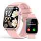 Fitness Watch for Women Ladies Smart Watch Tracker with Pink Color Band Bluetooth Calling IP68 Waterproof iPhone Mobile Arcade Ltd