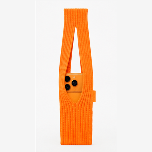 Knitted Phone Pocket Bag For iPhone Compatible 80cm Crossbody Strap UK Mobile Arcade Ltd