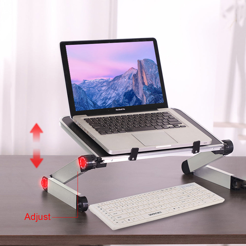 Ergonomic Foldable Laptop Stand & Tablet Holder for Desk or Office Use