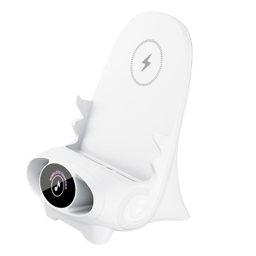 Mini Chair Wireless Charger 15W Fast Charging Phone Holder Stand White Mobile Arcade Ltd