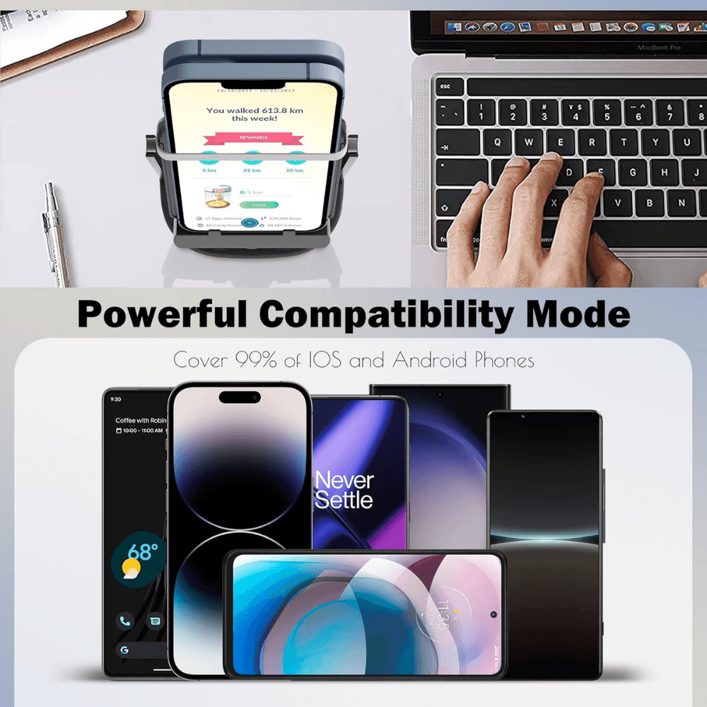 Phone Swing Step Counter for Pokémon Go – Dual Device Support, Mute, USB Mobile Arcade Ltd