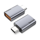 USB-C to USB-A 3.2 Adapter 2-Pack, 10Gbps, Thunderbolt 4/3 Compatible