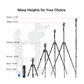 SMALLRIG 72" Camera Tripod with Ball Head, 33lb Load, Monopod Option Mobile Arcade Ltd
