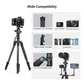 SMALLRIG 72" Camera Tripod with Ball Head, 33lb Load, Monopod Option Mobile Arcade Ltd