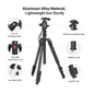 SMALLRIG 72" Camera Tripod with Ball Head, 33lb Load, Monopod Option Mobile Arcade Ltd