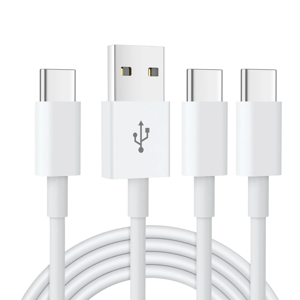 Pack Super Fast Charger Cable [2M] USB A/C for iPhone 16 & Samsung S25