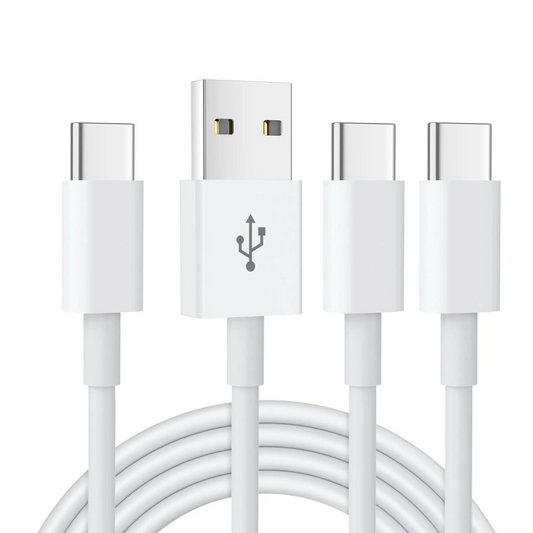 Pack Super Fast Charger Cable [2M] USB A/C for iPhone 16 & Samsung S25