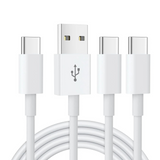 Pack Super Fast Charger Cable [2M] USB A/C for iPhone 16 & Samsung S25