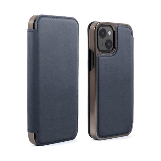 iPhone 13 Case Navy MagSafe Compatible Slim Shockproof Wireless Charging Cover