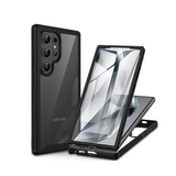 Galaxy S24 Ultra Case Black 360° Rugged Shockproof w/ Screen Protector Cover