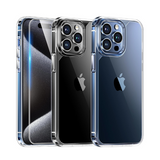 iPhone 15 Pro Max Case + 2X Screen Protectors Shockproof 12FT Clear Cover