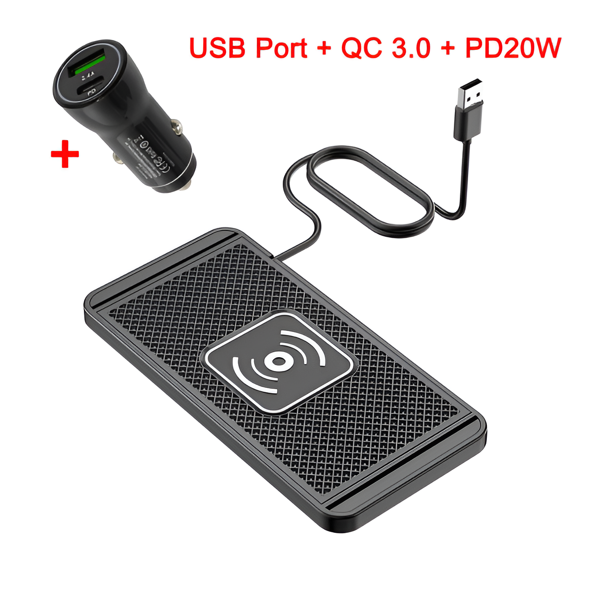 Car Wireless Charger for iPhone 16, 15 Pro Max, Samsung S24 - Fast Charging Stand Mobile Arcade Ltd