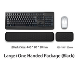 Ergonomic Keyboard & Mouse Wrist Rest Set – Memory Foam Pad for Office Use