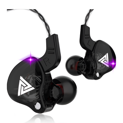 QKZ AK6 3.5mm Wired Earphones - HiFi Sound, Gaming Headset, Bass Earbuds Mobile Arcade Ltd