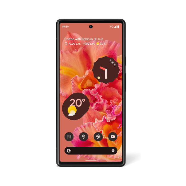 Google Pixel 6 128GB Unlocked 5G Smartphone – Kinda Coral, 50MP Camera Used-Like New